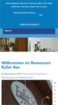 Mobile Screenshot of eyller-see-restaurant.de